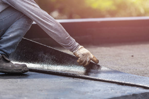 Professional Waterproofing technician working in Sturgeon Bay, WI